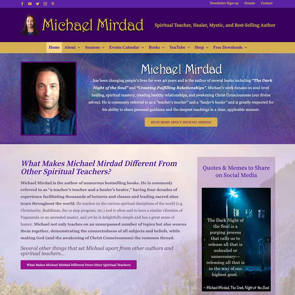 Michael Mirdad-Teacher, Healer, Mystic and Best-Selling Author